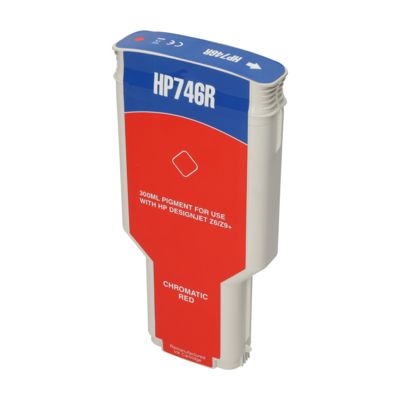 Huismerk HP 746 (P2V81A) Inktcartridge Chromatisch rood