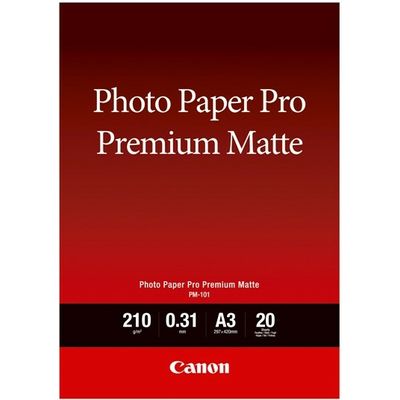 Canon PM-101 Premium Matte paper A3 (20 vel) Fotopapier