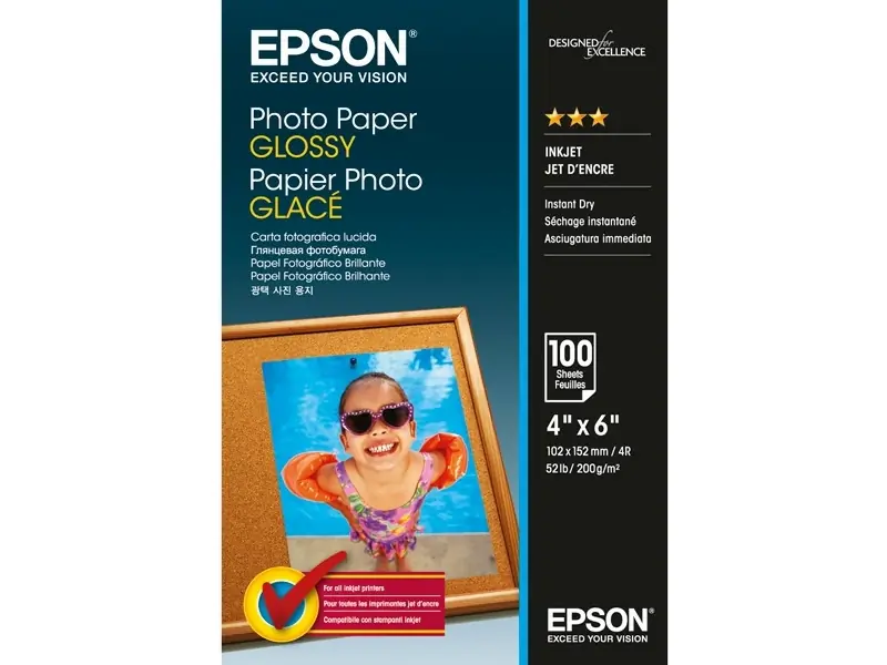 Glanzend Fotopapier 10,16 X 15,24 Cm (4x6 Inch) - 200 Vellen 258 G/m² Premium Zwaargewicht