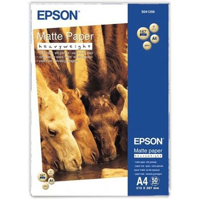 Epson S041256 Matte Paper Heavy Weight A4 (50 vel) - Papier photo