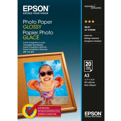 Epson S042536 Glossy Photo Paper A3 (20 vel) - Papier photo