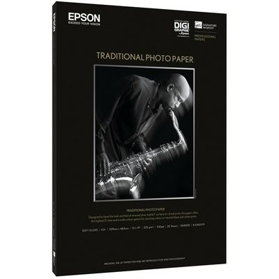 Epson S045051 Traditional A3+ (25 vel) - Papier photo