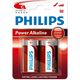 Philips Power Alkaline LR14 Baby C 2 stuks Batterij