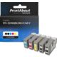 Cartouche compatible Canon PFI-320MBK/BK/C/M/Y - 5 couleurs - Multipack