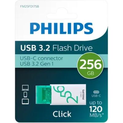 Philips 3.2-stick Click 256GB USB-C - Clé USB