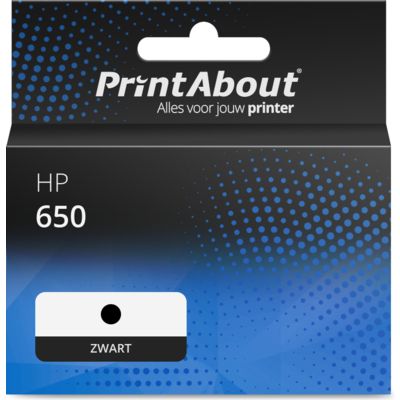 Huismerk HP 650 (CZ101AE) Inktcartridge Zwart