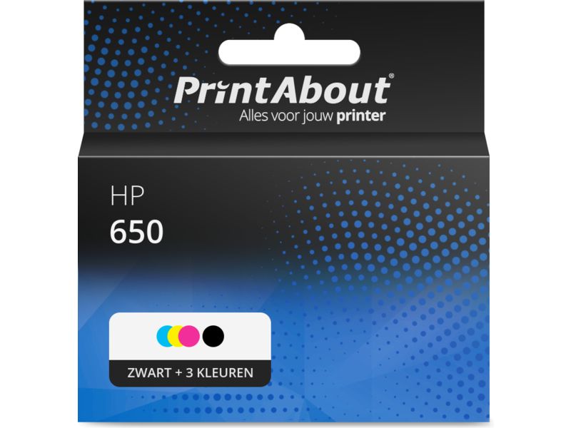 Cartouche compatible HP 650 (CZ101/02AE) - Noir + 3 couleurs - Multipack