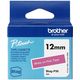 Brother Btag-P35 Tape Wit op roze