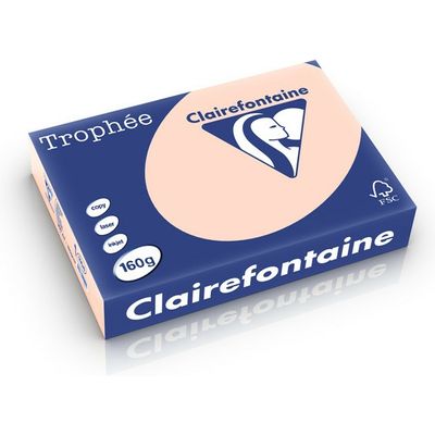 Clairefontaine Saumon A4 Papier couleur 160 g/m² (250 feuilles)