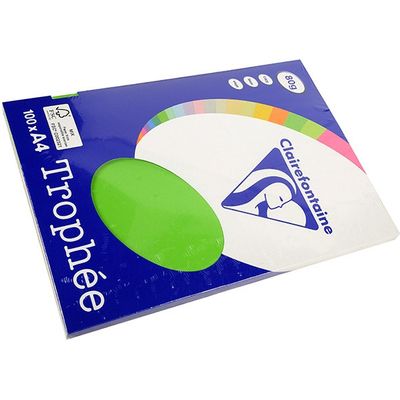 Clairefontaine Grasgroen A4 Gekleurd papier 80 grams (100 vel)