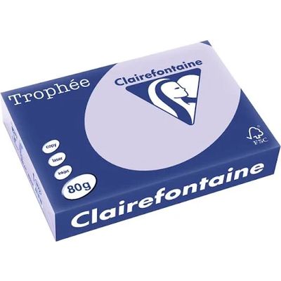 Clairefontaine Lavande A4 Papier couleur 80 g/m² (500 feuilles)