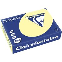 Clairefontaine Geel A4 Gekleurd papier 210 grams (250 vel)