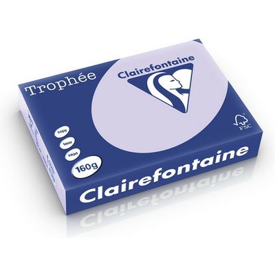 Clairefontaine Lilas A4 Papier couleur 160 g/m² (250 feuilles)