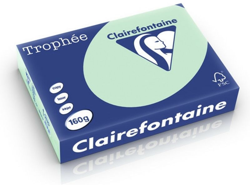 Clairefontaine Groen A4 Gekleurd Papier 160 Grams (250 Vel)