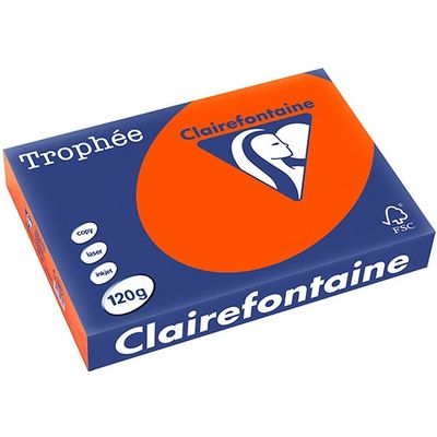 Clairefontaine Kardinaalrood A4 Gekleurd papier 120 grams (250 vel)
