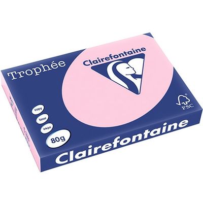 Clairefontaine Rose A3 Papier couleur 80 g/m² (500 feuilles)