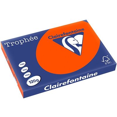 Clairefontaine Kardinaalrood A3 Gekleurd papier 120 grams (250 vel)