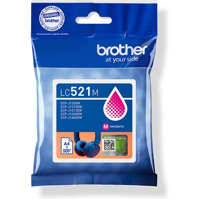 Brother LC-521M - Magenta - Cartouche d'encre