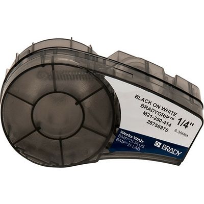 Brady M21-250-414 Etiket Zwart op wit