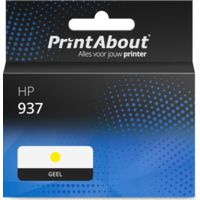 Huismerk HP 937 (4S6W4NE) Inktcartridge Geel Extra hoge capaciteit
