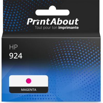 Cartouche compatible HP 924 (4K0U4NE) - Magenta - Très grande capacité