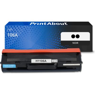 Toner compatible HP 106A (W1106+1106) - Noir - Multipack