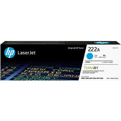 HP 222A (W2221A) - Cyan - Toner