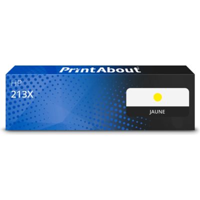 Toner compatible HP 213X (W2132X) - Jaune - Grande capacité