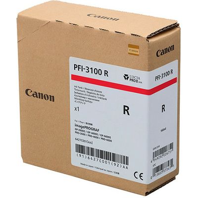 Canon PFI-3100R - Rouge - Cartouche d'encre