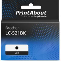 Cartouche compatible Brother LC-521BK - Noir