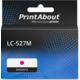 PrintAbout Huismerk vervangt Brother LC-527M Inktcartridge Magenta