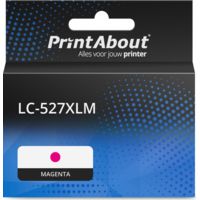 PrintAbout Huismerk vervangt Brother LC-527XLM Inktcartridge Magenta Hoge capaciteit