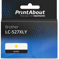 Cartouche compatible Brother LC-527XLY - Jaune - Grande capacité