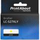 Cartouche compatible Brother LC-527XLY - Jaune - Grande capacité