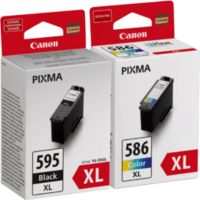 Canon PG-595XL / CL-586XL photo value pack Inktcartridge Zwart + 3 kleuren Multipack Hoge capaciteit