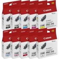 Canon PFI-5100 MBK/PBK/C/M/Y/PC/PM/R/GY/CO Inktcartridge Multipack 10-kleuren
