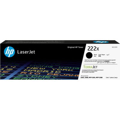 HP 222X (W2220X) - Noir - Toner - Grande capacité
