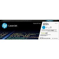 HP 222X (W2221X) - Cyan - Toner - Grande capacité
