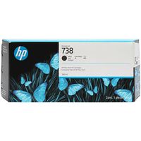 HP 738 (498N8A) - Noir - Cartouche d'encre - Grande capacité