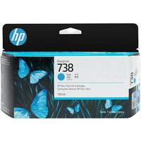 HP 738 (498N5A) - Cyan - Cartouche d'encre