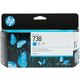 HP 738 (498N5A) Inktcartridge Cyaan