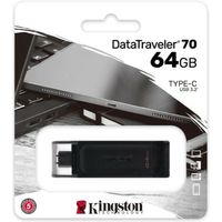 Kingston 64GB USB-C 3.2 Gen 1 DataTraveler 70 - Clé USB