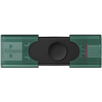 Kingston DataTraveler Duo USB-A + USB-C 3.2-stick 128GB - Clé USB