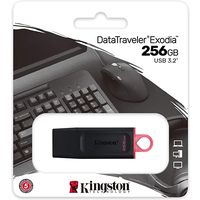 Kingston 256GB USB3.2 Gen1 DataTraveler Exodia (Black + Pink) - Clé USB