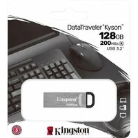 Kingston 128GB DataTraveler Kyson 200MB/s Metal USB 3.2 Gen 1 - Clé USB