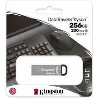 Kingston 256GB DataTraveler Kyson 200MB/s Metal USB 3.2 Gen 1 - Clé USB