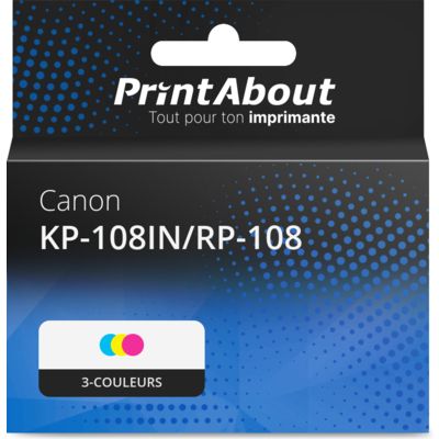 Cartouche compatible Canon KP-108IN/RP-108 - 3-couleurs - Capacité normale