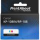 Cartouche compatible Canon KP-108IN/RP-108 - 3-couleurs - Capacité normale