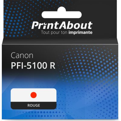 Cartouche compatible Canon PFI-5100 R - Rouge