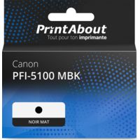 Cartouche compatible Canon PFI-5100 MBK - Noir mat